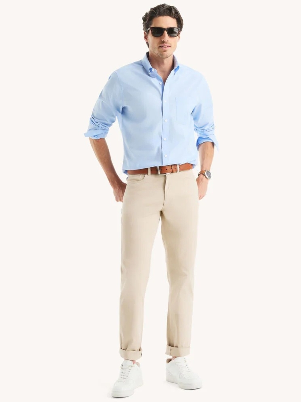 Nautica Slim Beige Chinos